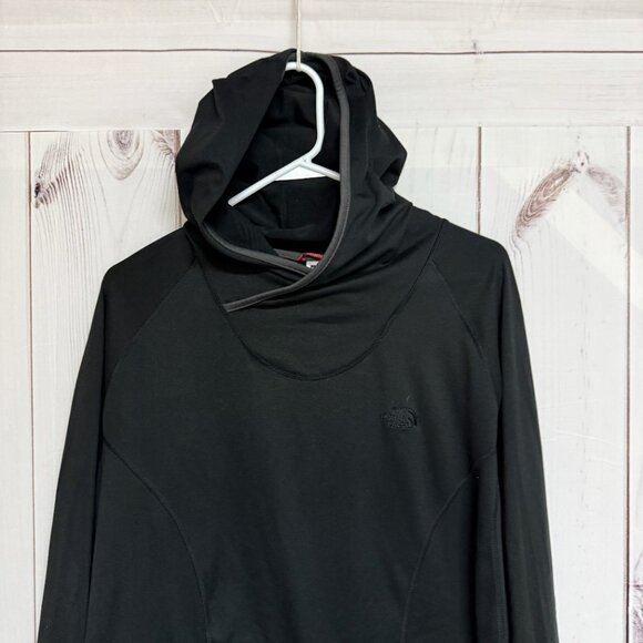 The North Face VaporWick Cowl-Neck Hoodie Women’s Extra Large Black EUC - Picture 2 of 10